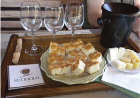 An inviting spread at the Setriolo Vineyards near Chianti Italy So with - photo 2