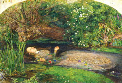 John Everett Millaiss Ophelia modeled by Lizzie Siddal He pictures Ophelias - photo 4