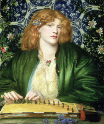 Dante Gabriel Rossettis The Blue Bower modeled by Fanny Cornforth who - photo 8