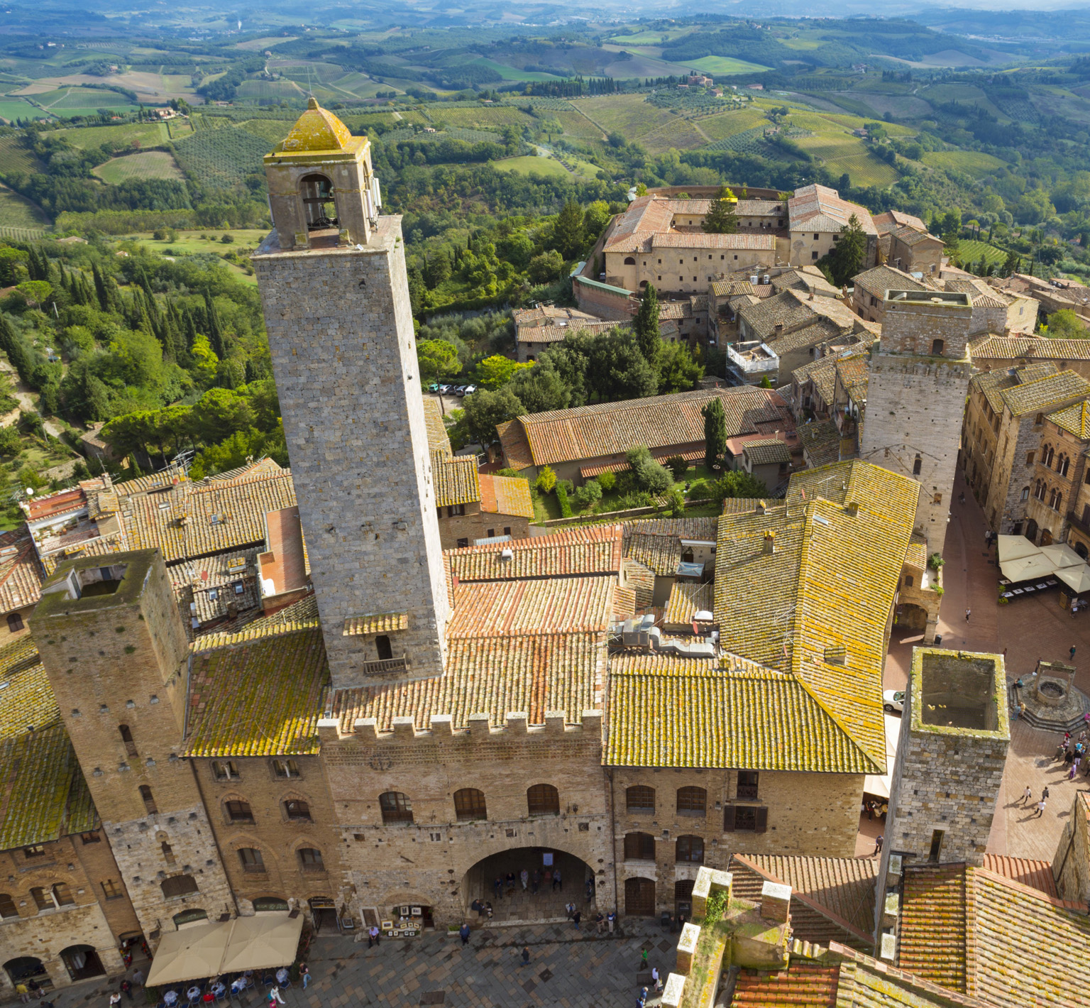 San Gimignano with its imposing medieval towers is one of Tuscanys most - photo 5