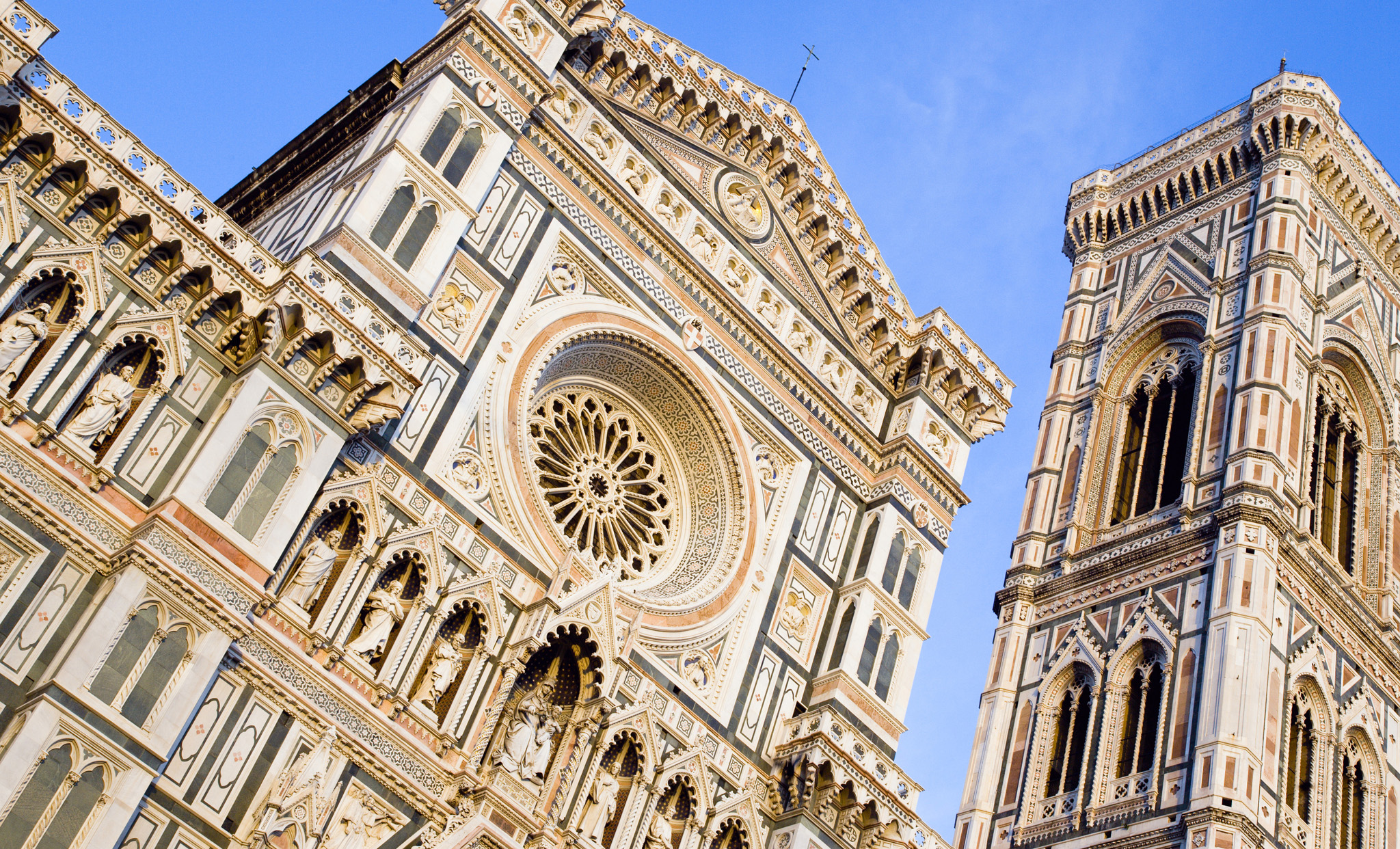 Marble faade and campanile of the Duomo Top 10 Florence and Tuscany - photo 7