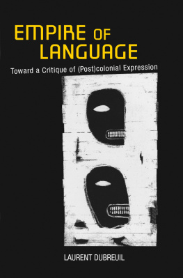 Dubreuil Laurent - Empire of Language