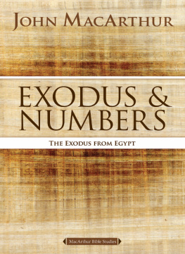 MacArthur Exodus & numbers: the exodus from Egypt