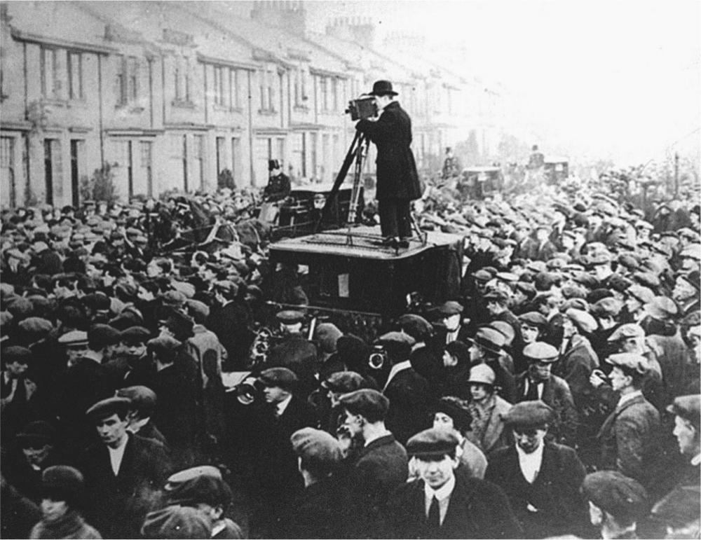 Crowds gather as the funeral cortge of John Maclean prepares to depart his - photo 1