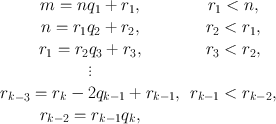 with the k th remainder r k equal to zero By the above argument we have now - photo 8