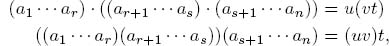 and the associativity of the operation gives the result In Particular if a i - photo 6