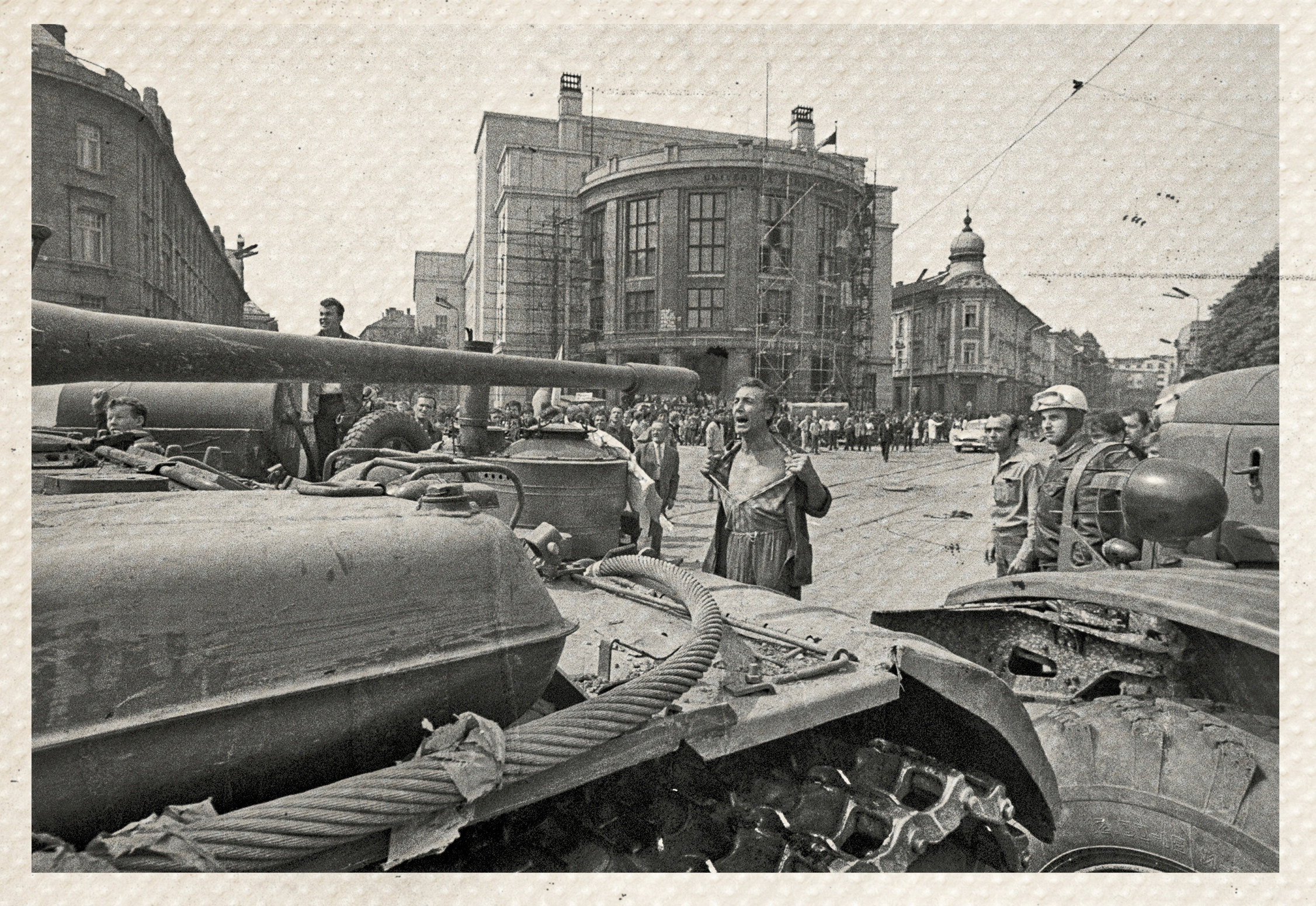 The Prague Spring 1968 A lone protestor defies a Soviet tank Gordievsky was - photo 11