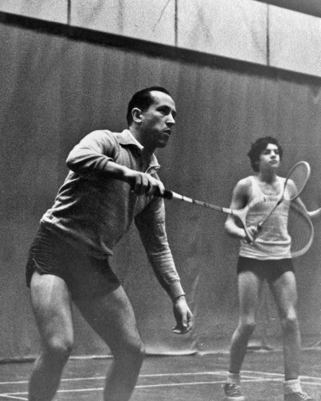 Playing badminton doubles with an unidentified partner in Copenhagen The KGB - photo 13