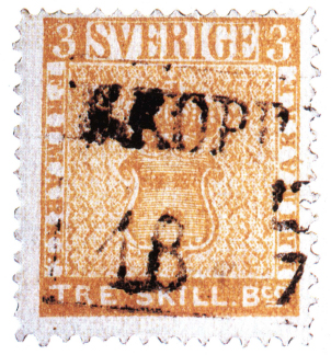 The Three Skilling Yellow of Sweden the worlds most valuable stamp The - photo 6