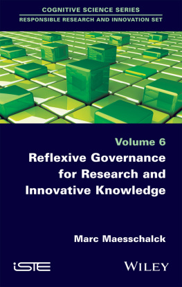 Maesschalck Marc Reflexive Governance for Research and Innovative Knowledge