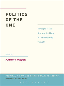 Magun - Political theory and contemporary philosophy: concepts of the one and the many in contemporary thought