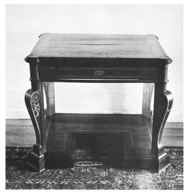 Ebony inlaid desk made by Michel Bouvier in the parlor of the Bouvier house - photo 5