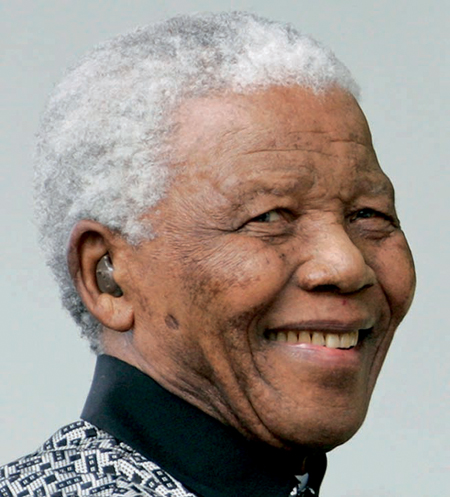 Mandela at the 2007 unveiling ceremony of a bronze statue in his honour at - photo 2