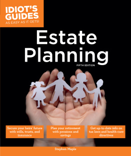 Maple - Idiots Guides: Estate Planning