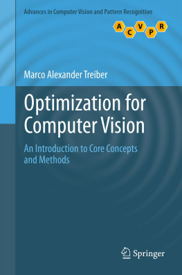 Marco Alexander Treiber Optimization for Computer Vision