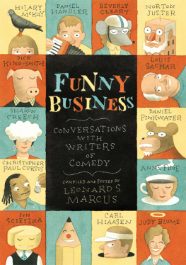 Marcus Funny business: conversations with writers of comedy