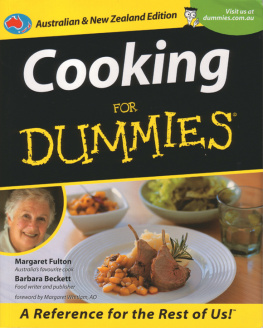 Margaret Fulton Cooking For Dummies