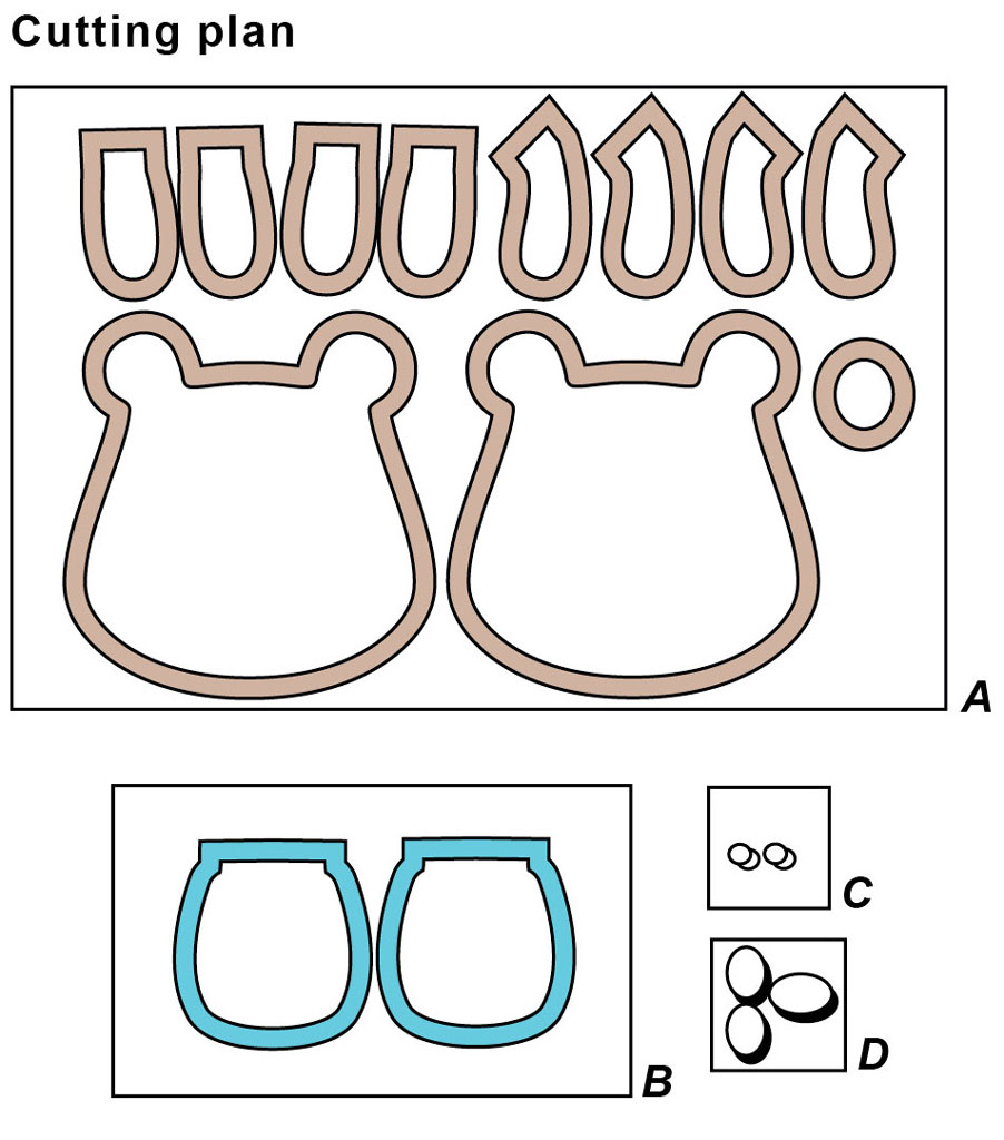 3 Referring to the markings on the pattern piece pin and sew the nose and the - photo 3