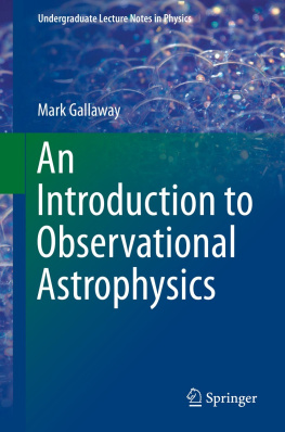 Mark Gallaway An Introduction to Observational Astrophysics