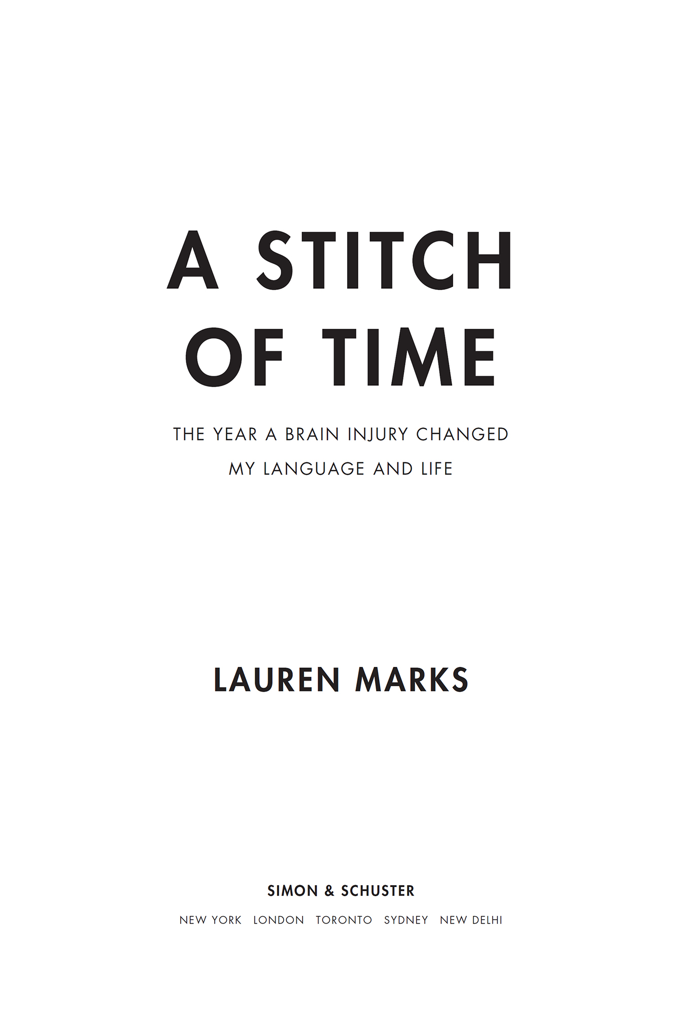 A stitch of time the year a brain injury changed my language and life - image 1