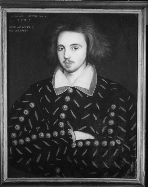 The putative portrait of Christopher Marlowe at Corpus Christi College - photo 1