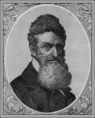 John Brown photograph c 1857 memorial frame c 1897 Though John Brown - photo 11