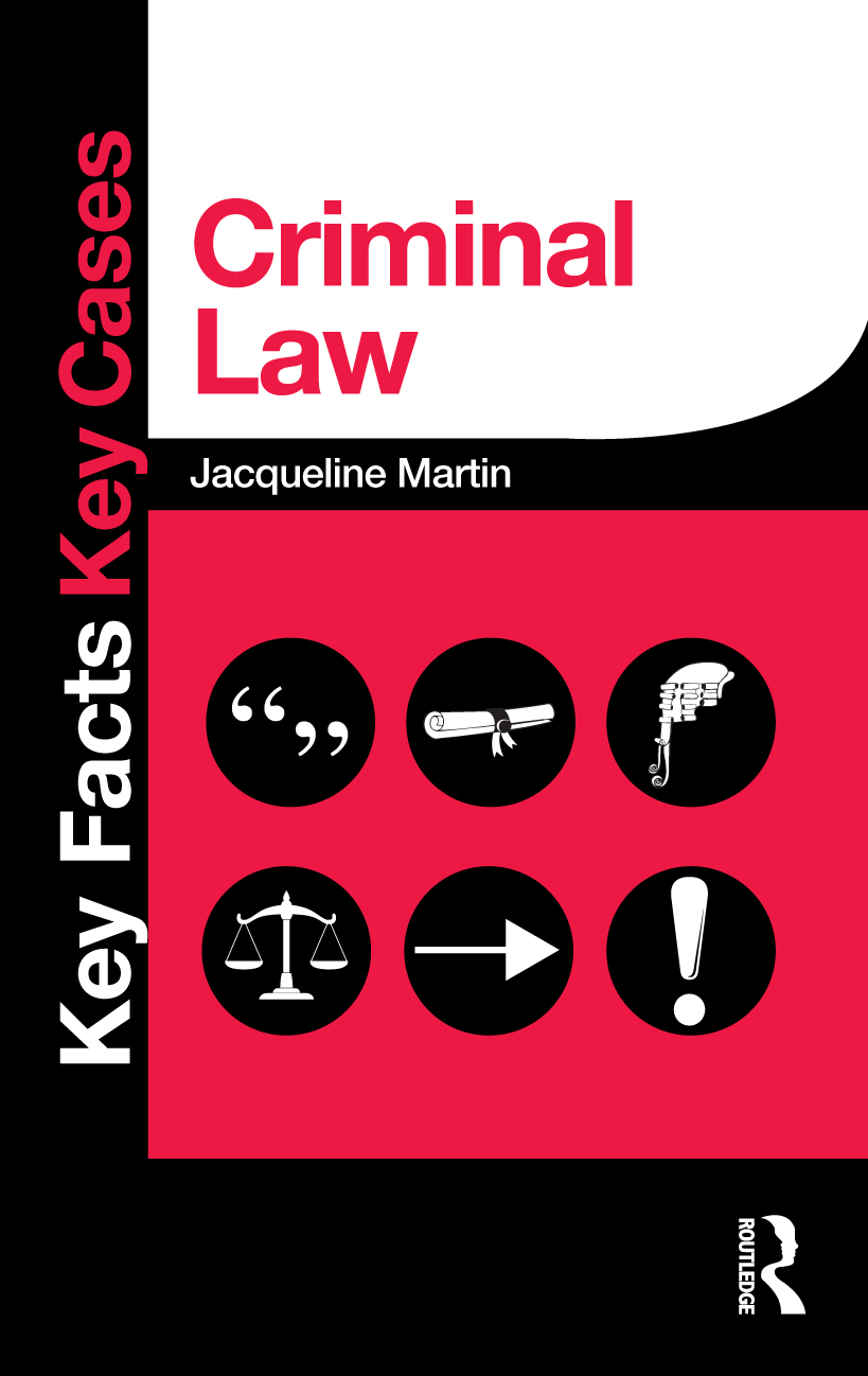 KEY FACTS KEY CASES Criminal Law KEY FACTS KEY CASES The Key Facts Key - photo 1