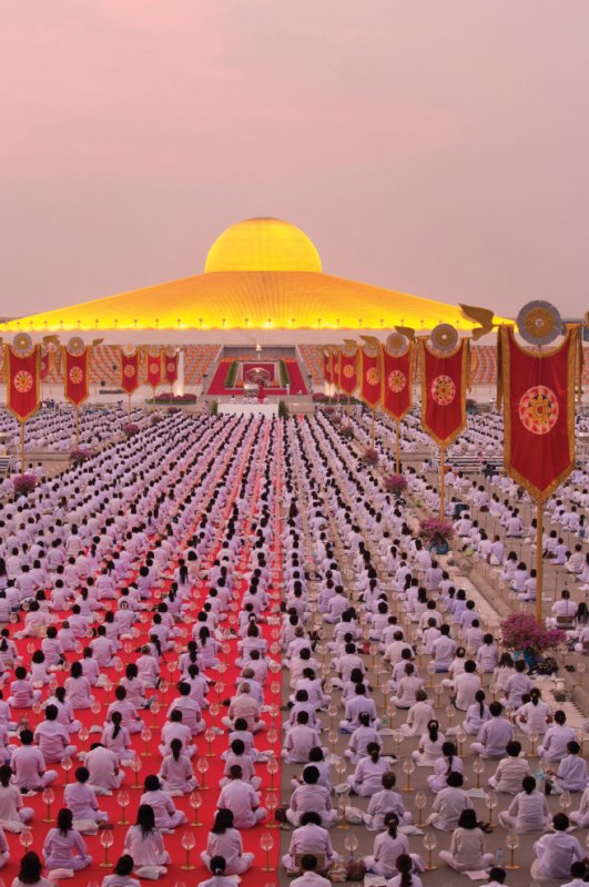 Ceremony celebrating Magha Puja at Wat Phra Dhammakaya Thailand - photo 5