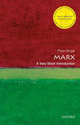 Marx Karl Heinrich - Marx: a very short introduction