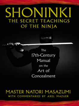 Masazumi - Shoninki: The Secret Teachings of the Ninja