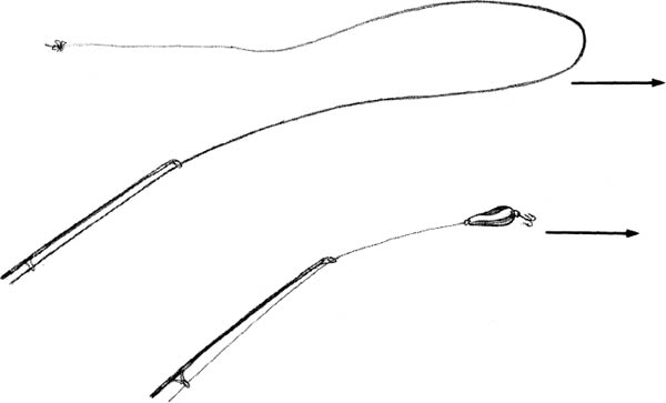 In other fishing methods lower illustration the weight of the lure plug or - photo 3