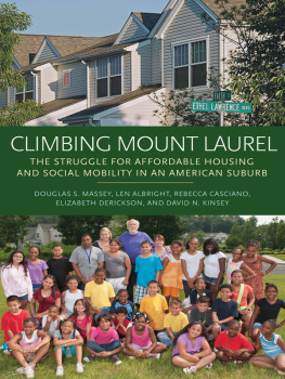 Massey Climbing Mount Laurel the struggle for affordable housing and social mobility in an American suburb