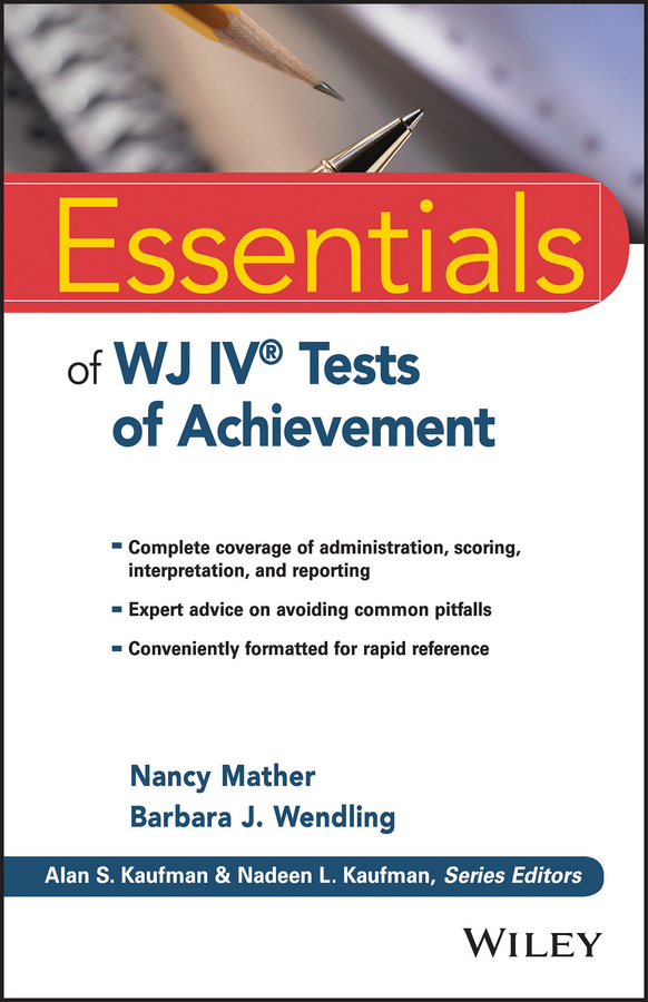 Essentials of Psychological Assessment Series Series Editors Alan S Kaufman - photo 1