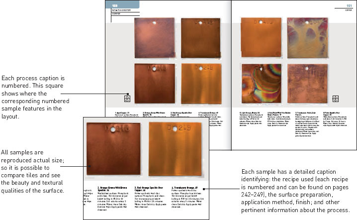 Within each metal category tile samples are organized by color Chapter 1 - photo 10