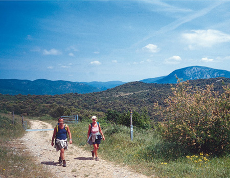 Walkers near Quribus castle Section 12 PREFACE The Cathars were a dissident - photo 9