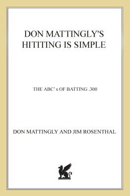 Mattingly Don - Don Mattinglys hitting is simple: the ABCs of batting .300