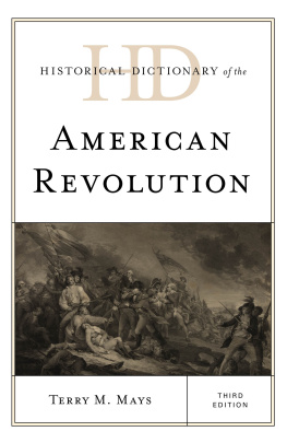 Mays - Historical Dictionary of the American Revolution