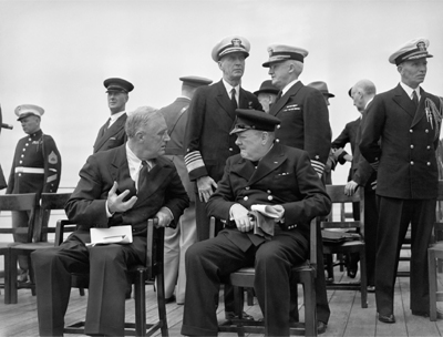 President Roosevelt and Prime Minister Churchill aboard Prince of Wales 10 - photo 12