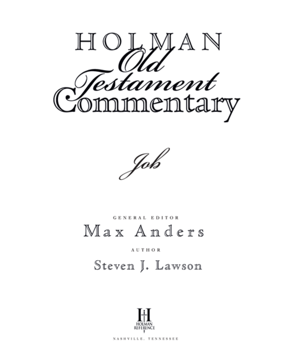 Holman Old Testament Commentary 2004 BH Publishing Group Nashville Tennessee - photo 1