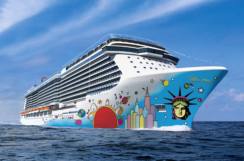 Peter Max artwork on Norwegian Lines Breakaway 2013 For many of us life is a - photo 2