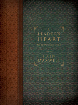 Maxwell - A Leaders Heart