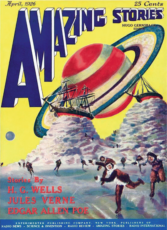 Fig 1 The first issue of Amazing Stories April 1926 public domain image - photo 1