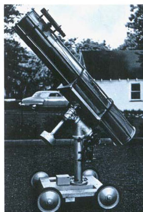 Telescope on wheels This homemade 8-inch reflector is kept in the garage and - photo 7