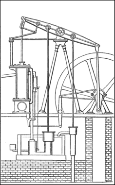 Fig 11 An engraving of Watts steam engine R Stuart 1824 About the same - photo 1