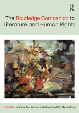 McClennen Sophia A. - The Routledge Companion to Literature and Human Rights