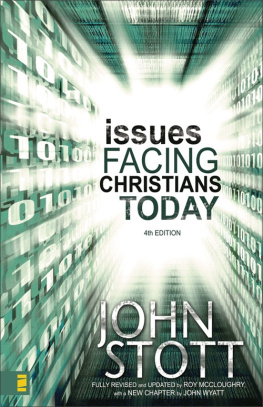 McCloughry Roy - Issues Facing Christians Today