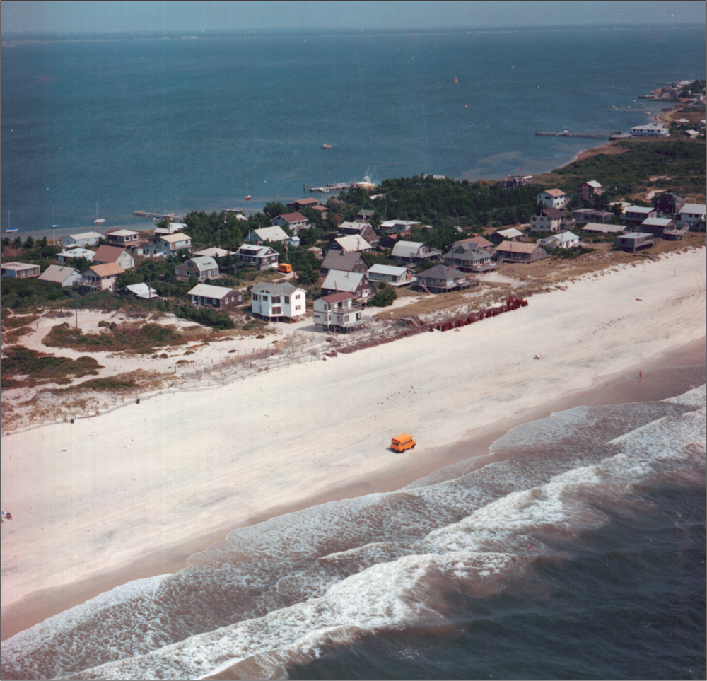 A school bus drives along the beach on the west of Fire Island around 1983 - photo 2