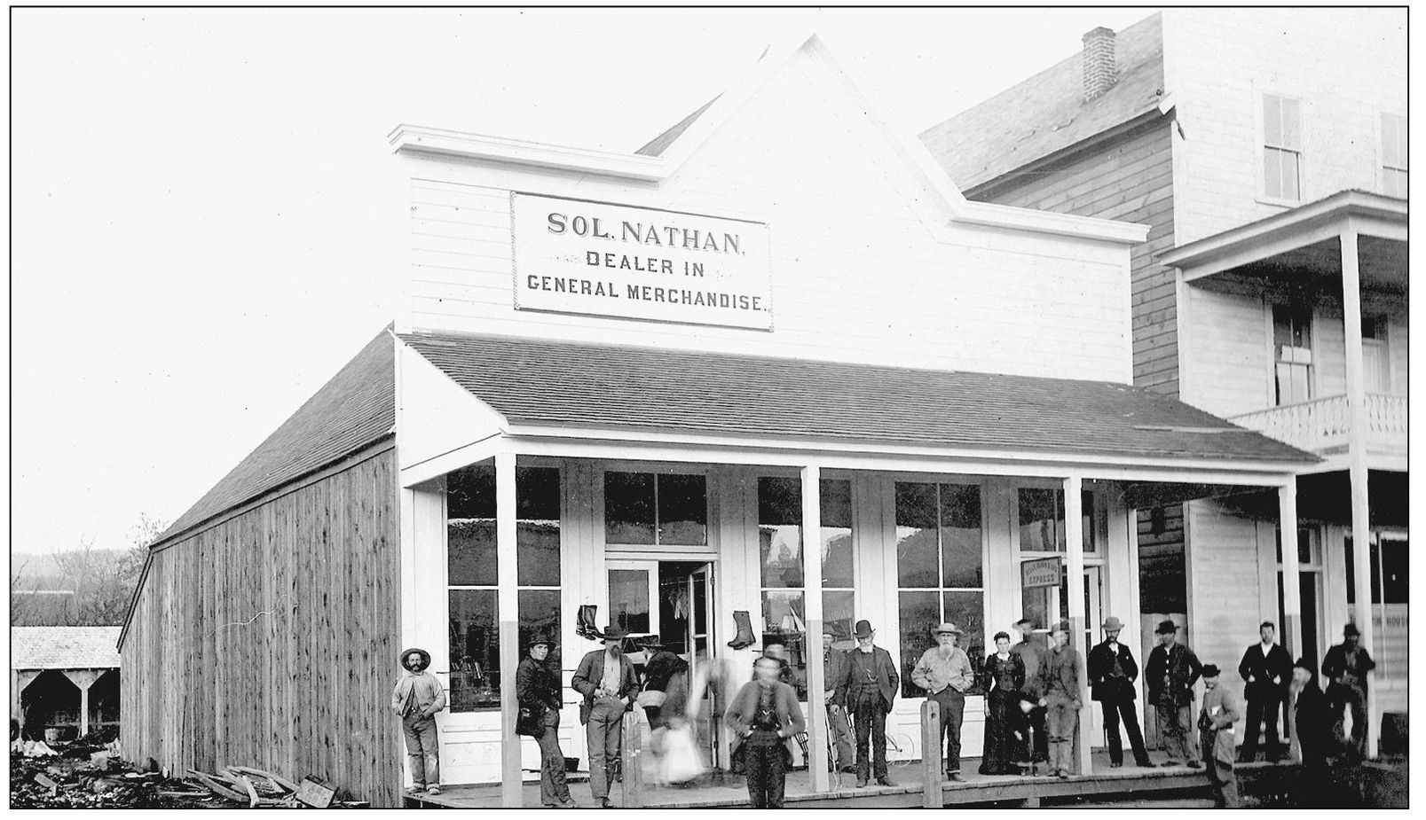 Sol Nathans General Merchandise Store was at the corner on Main and Lassen - photo 12