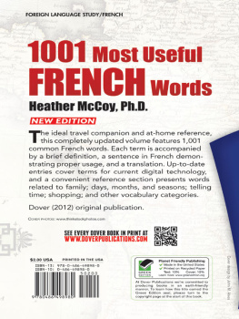 McCoy - 1001 Most Useful French Words