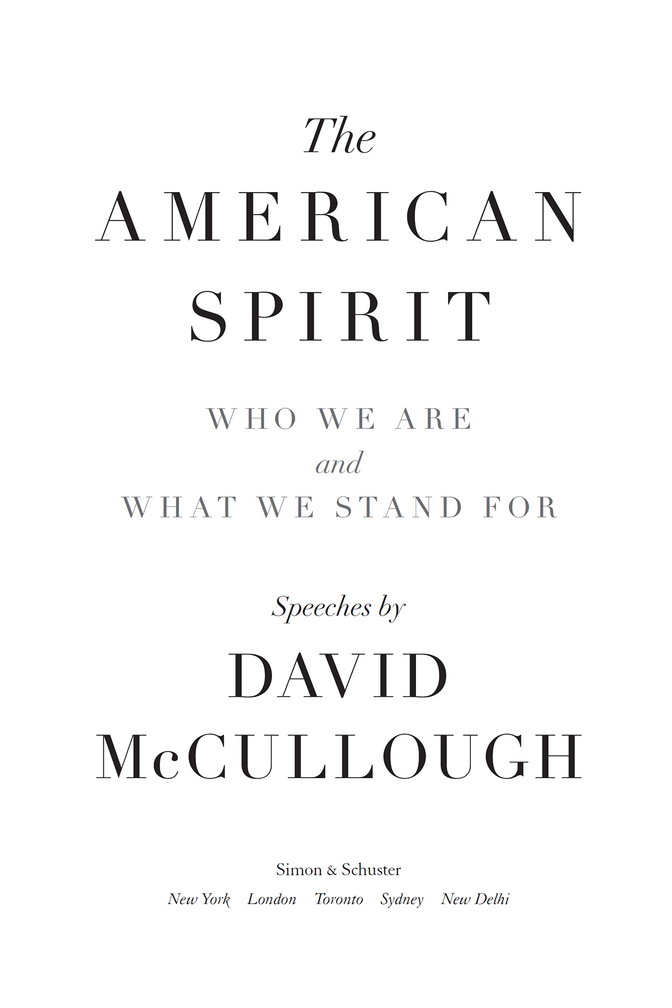 The American Spirit Who We Are and What We Stand For - image 1